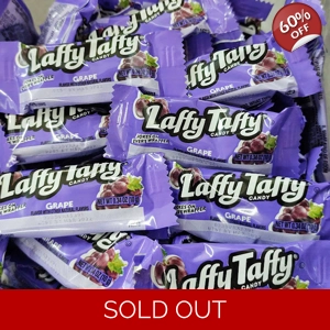 Grape Laffy Taffy Minis - Chewy Candy Miniatures - Mini Chew Bars